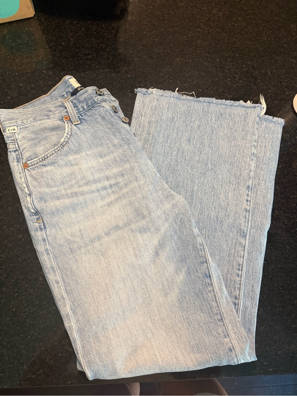 Citizens Of Humanity Light Blue Straight Leg Jeans